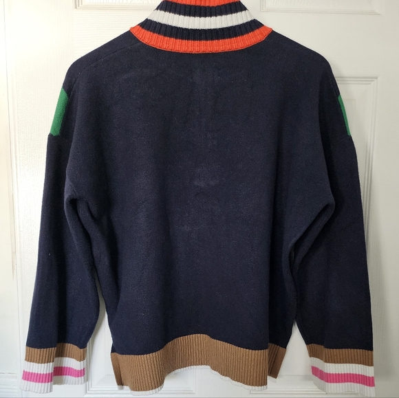 Maeve by Anthropologie Varsity Half-Zip Sweater – Medium - Picture 5 of 15